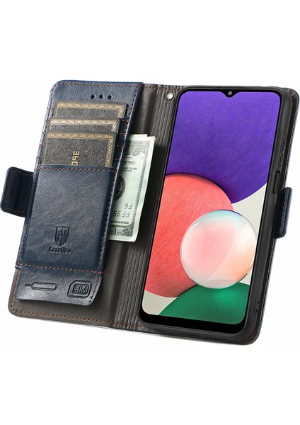 Samsung Galaxy A22 5g Cüzdan Kılıfı, Kart Tutucu, Rfıd Engelleme Destekli Pu Deri Kapaklı Kılıf ve Telefon Kılıfı ile Uyumlu (Yurt Dışından) fiyatları