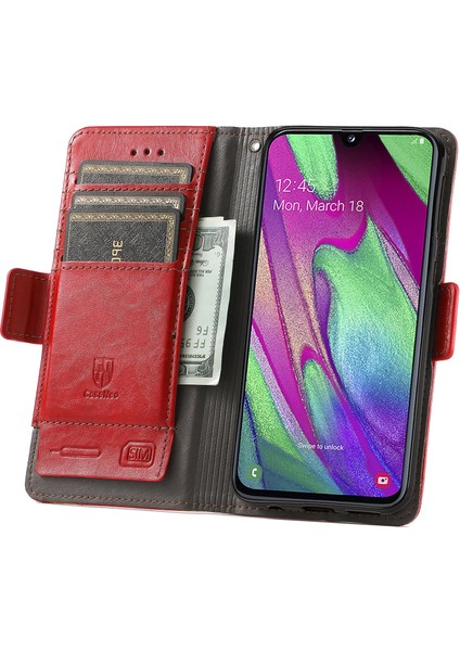 Samsung Galaxy A40 Cüzdan Kılıfı, Kart Tutucu, Rfıd Engelleme Destekli Pu Deri Kapaklı Kılıf ve Telefon Kılıfı ile Uyumlu (Yurt Dışından) fırsatları