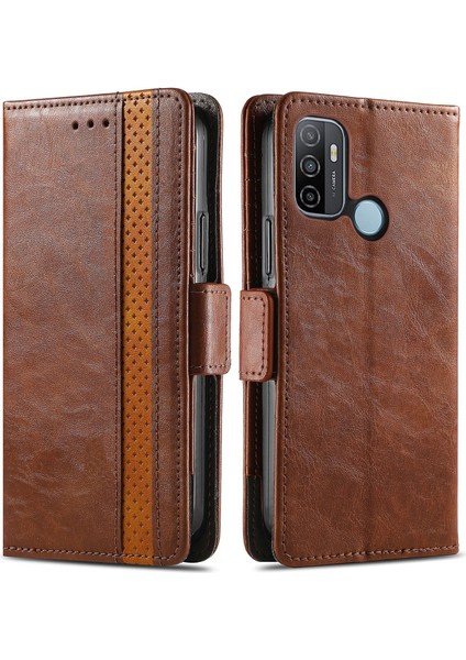 Oppo A53 2020 Cüzdan Kılıfı, Kart Tutucu, Rfıd Engelleme Destekli Pu Deri Kapaklı Kılıf ve Telefon Kılıfı ile Uyumlu (Yurt Dışından) modelleri