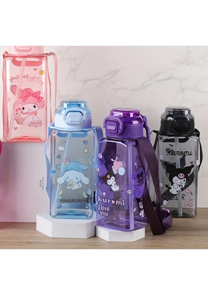 Kuromi Karikatür Desenli 800 ml Suluk