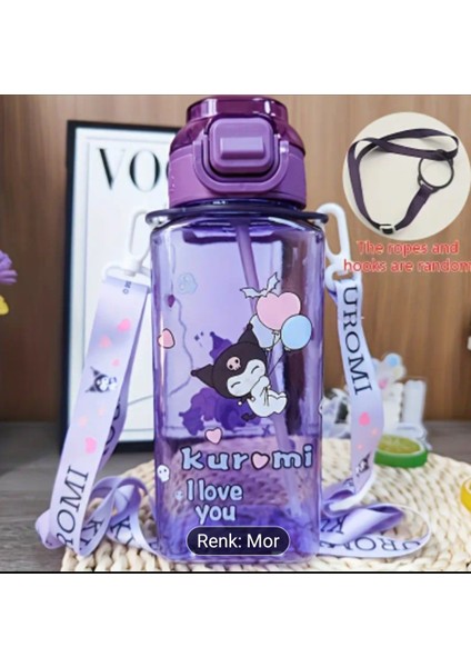 Kuromi Karikatür Desenli 800 ml Suluk fiyatları