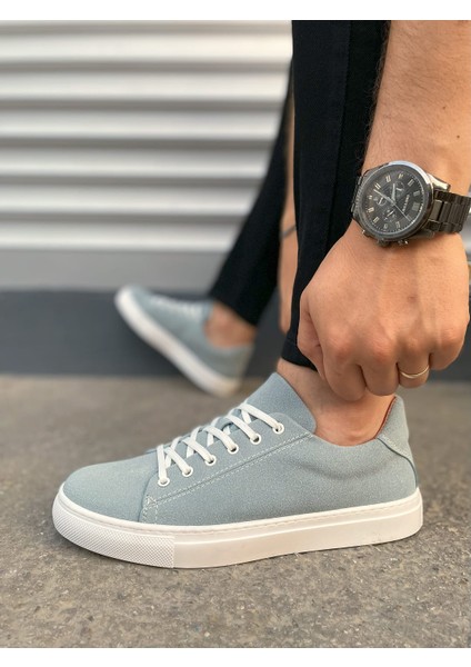 JET-122 Mode Bağcıklı Süet Erkek Günlük Sneaker Ayakkabı Sbt - Mavi modelleri