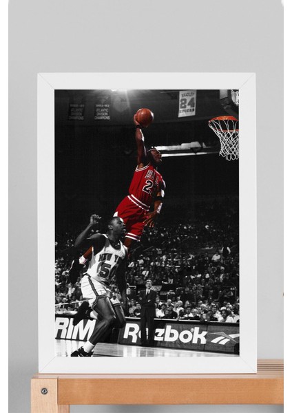 Michael Jordan Çerçeveli Tablo - Basketbol Nba Posteri Tablo