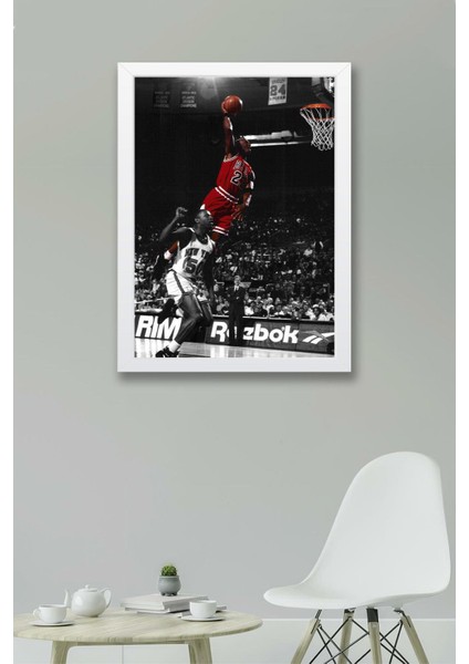 Michael Jordan Çerçeveli Tablo - Basketbol Nba Posteri Tablo fiyatları