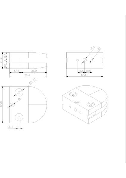 4 Adet Lüks Cam Tutucu (Etejer Tırnağı) Büyük Boy 6-8 mm (8-2114-4) modelleri