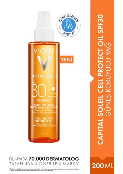 Asfstore Vichy V Cs Cellprot Oil SPF30 200 ml