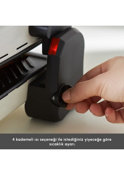 Future Essential Tost Makinesi Matte Krem 1800 W 4 Dilim Kapasiteli fırsatları