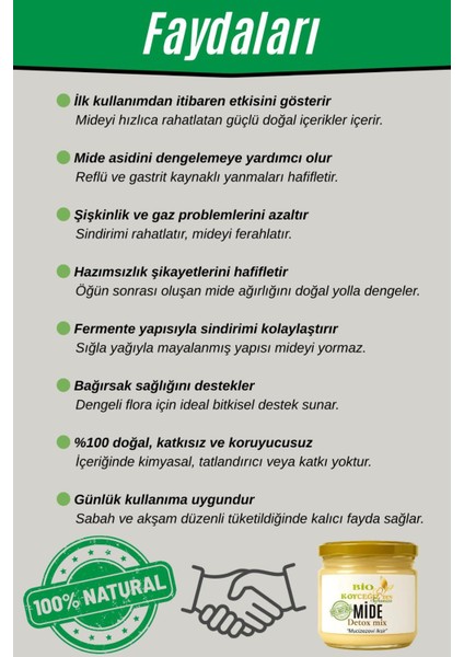 Detox Mix | %100 Doğal Mide Asidi Gaz Sorunlarına Bitkisel Çözüm modelleri