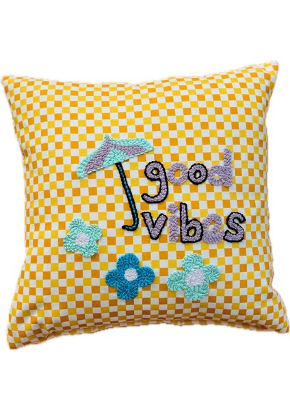 Özel Tasarım Tufting Kırlent Kılıfı