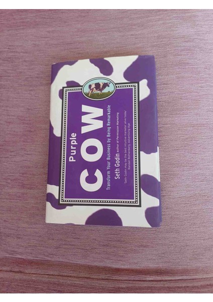 Purple Cow Mor Inek Seth Godin Kitabı Yüksek Kalite Fark Yaratmanın Değerini Anlamak Için Pazarlama Uzmanı Olmanıza Gerek Yok 2002 Basim Yeni Kondisyonda