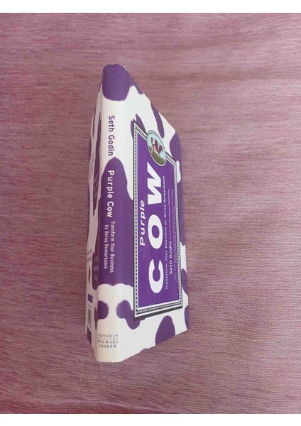 Purple Cow Mor Inek Seth Godin Kitabı Yüksek Kalite Fark Yaratmanın Değerini Anlamak Için Pazarlama Uzmanı Olmanıza Gerek Yok 2002 Basim Yeni Kondisyonda fiyatları