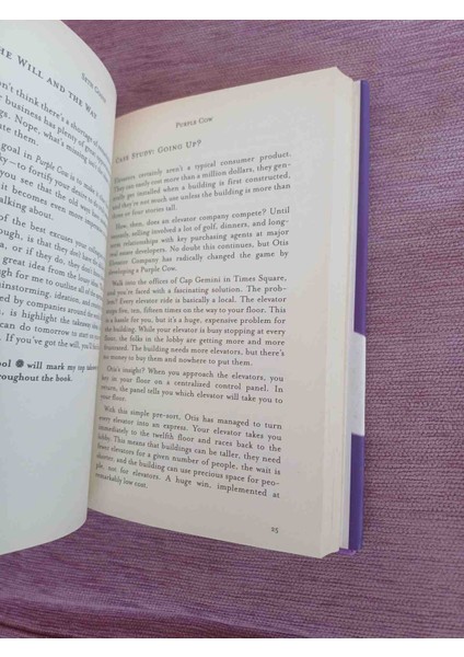 Purple Cow Mor Inek Seth Godin Kitabı Yüksek Kalite Fark Yaratmanın Değerini Anlamak Için Pazarlama Uzmanı Olmanıza Gerek Yok 2002 Basim Yeni Kondisyonda fırsatları