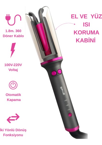 Otomatik Dönebilen Bukle Saç Maşası modelleri
