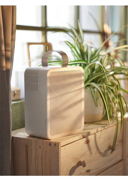 Uppatvınd Hava Temizleyici 28 x 12 cm Beyaz 5 x 22 cm Portatif Düşük Gürültülü