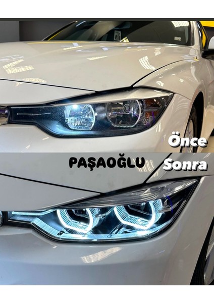 F30 Lci Far & Bmw 3 Serisi LED Far & Tak Çalıştır 2012-2015 Uyumlu