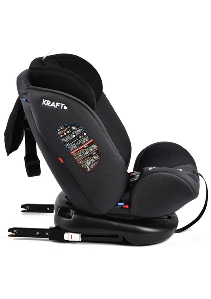 Safe Spin Plus I-Size Oto Koltuğu 0-36 kg Siyah