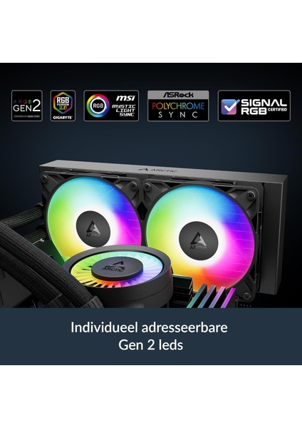 Liquid Freezer Iıı Pro 280 A-Rgb Intel / Amd Uyumlu, 280MM Radyatörlü, 2X14CM P14 Pro A-Rgb Pwm Fanlı, Sıvı Işlemci Soğutucu Siyah (ACFRE00183A)