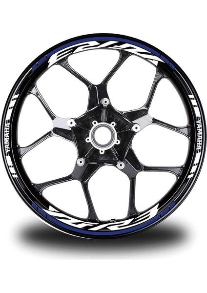 Gri Yamaha R6 Takım Jant Sticker Etiket