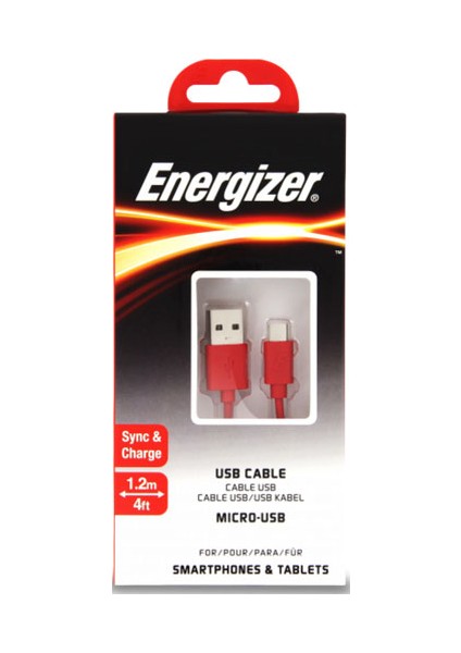 C12ubmcgrd4 1.2M Flat Micro Kırmızı Usb Kablosu
