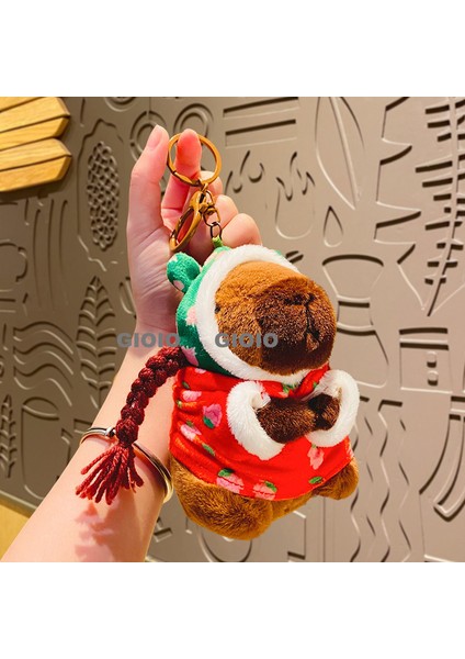Peluş Oyuncaklar Küçük Su Samuru Koala Ayı Anahtarlık Bebek Capya Nefes Alan Ayı Bebekleri (Yurt Dışından)