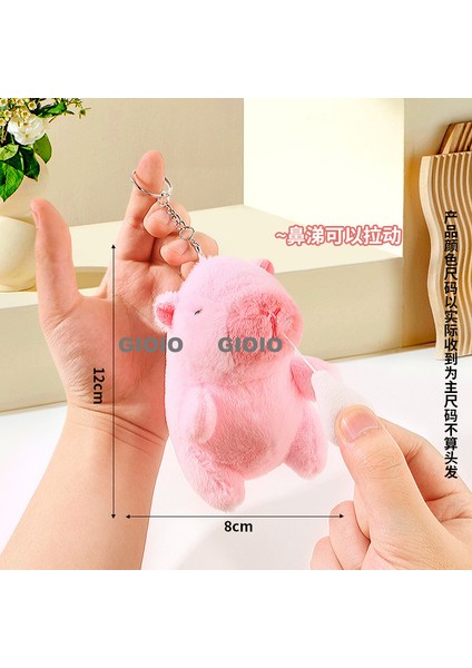 Peluş Oyuncaklar Küçük Su Samuru Koala Ayı Anahtarlık Bebek Capya Nefes Alan Ayı Bebekleri (Yurt Dışından)