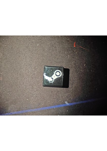 Steam Logolu Keycap | Siyah Renk Mekanik Klavye Tuş Başlığı | Oyun Temalı Tuş – Cherry Mx Uyumlu fiyatları