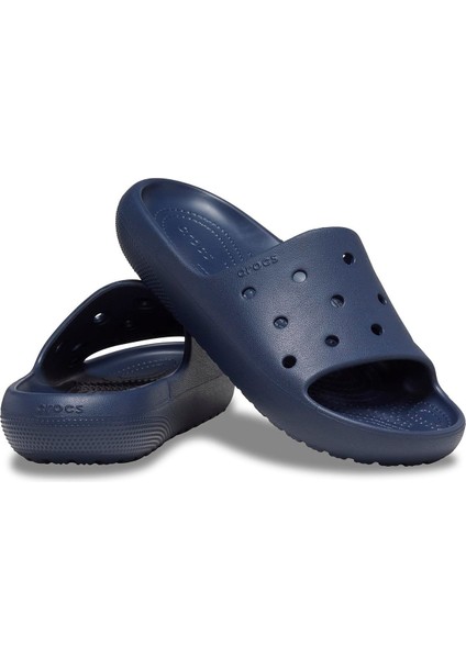 Classic Slide V2 Unisex Terlik Ultra Hafif Suya Dayanıklı Navy Renk Plaj