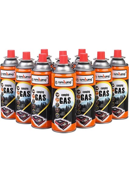 Kamp Ocak Gazı Valfli Kartuş 227GR - 10 Adet