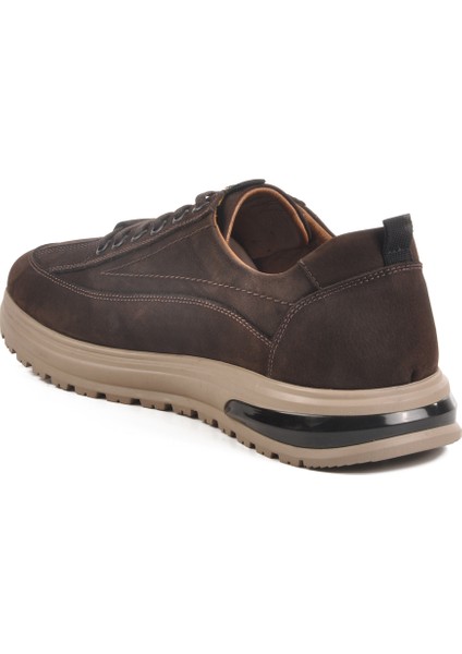 Kahve Nubuk Hakiki Deri Erkek Casual Ayakkabı fırsatları