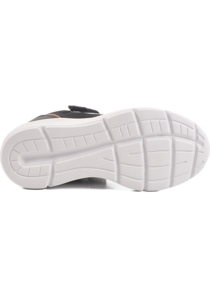 Siyah Beyaz Cırtlı Unisex Çocuk Spor Ayakkabı indirimleri