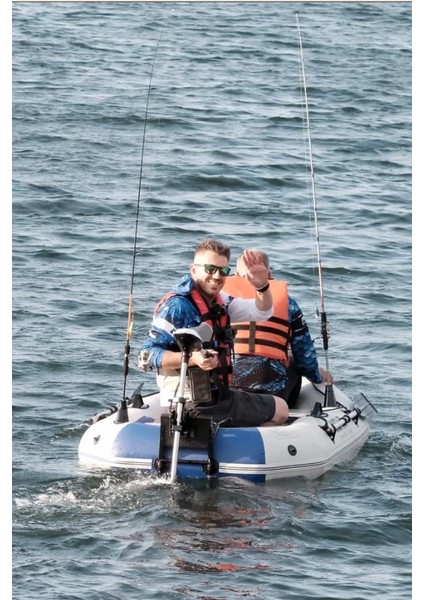 Fishing Team 2.40MT Mavi Beyaz Şişme Bot Haibo Et-54 Deniz-Göl Bot Seti modelleri