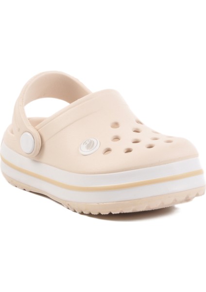 Ekru Eva Unisex Çocuk Sabo Terlik modelleri