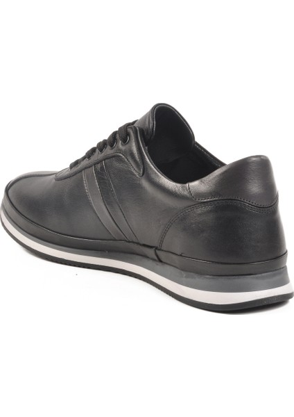 Siyah Hakiki Deri Büyük Numara Erkek Casual Ayakkabı fırsatları
