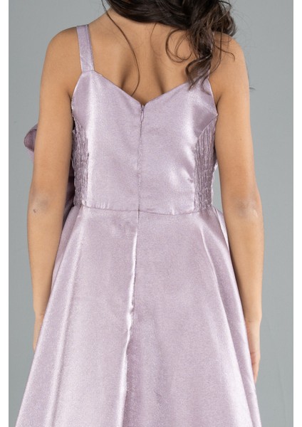 Askılı Gül Detaylı Uzun Kız Çocuk Abiye ABU4831 fırsatları