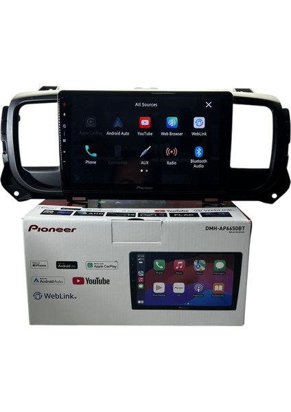 Citroen Jumpy 2017-2022 Pioneer 4-64 Tam Profesyonel Oem Multimedia modelleri