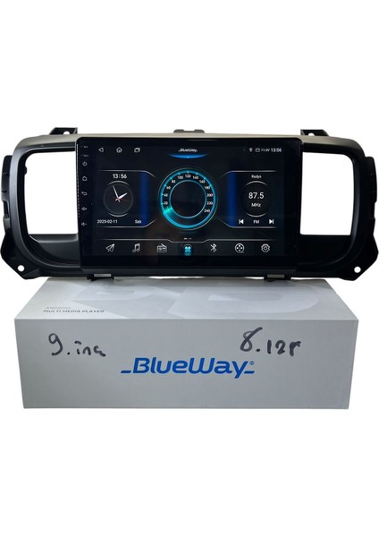 Citroen Jumpy 2017-2022 Blueway 8-128 Tam Profesyonel Oem Multimedia