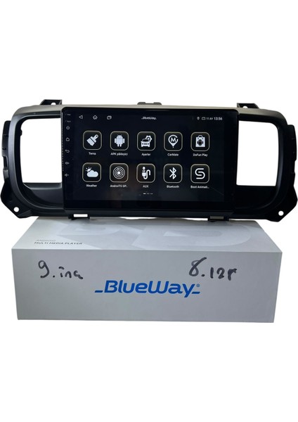 Citroen Jumpy 2017-2022 Blueway 8-128 Tam Profesyonel Oem Multimedia fiyatları