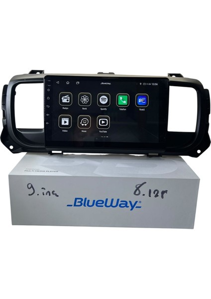 Citroen Jumpy 2017-2022 Blueway 8-128 Tam Profesyonel Oem Multimedia modelleri