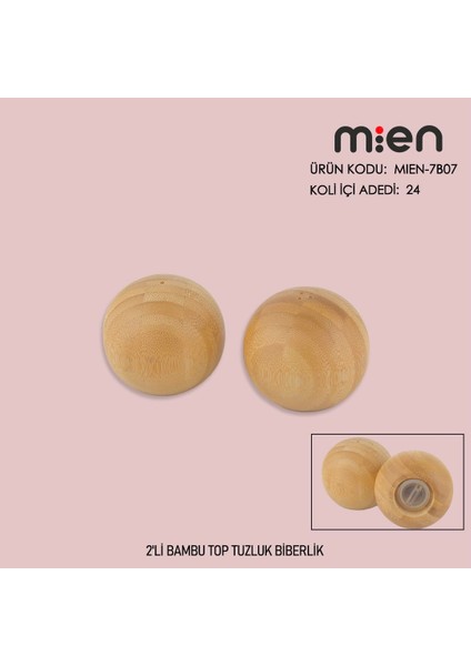 Bambu Top 2'li Tuzluk Biberlik indirimleri
