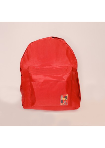 Kırmızı Sırt Çantası-Çevre Dostu- Suge Çirmez