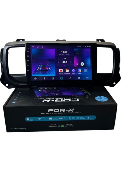 Citroen Jumpy 2017-2022 Forx 6-128 Tam Profesyonel Oem Multimedia