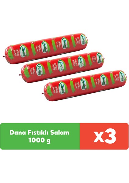 Dana Fıstıklı Salam 1000 g x 3 Adet fiyatları