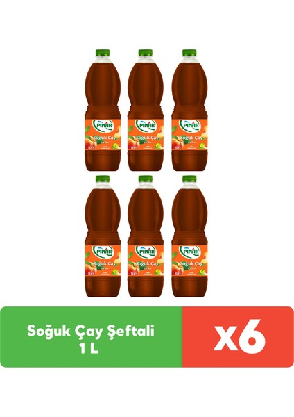 Soğuk Çay Şeftali 1 L x 6 Adet