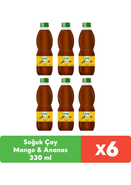 Soğuk Çay Mango & Ananas 330 ml x 6 Adet