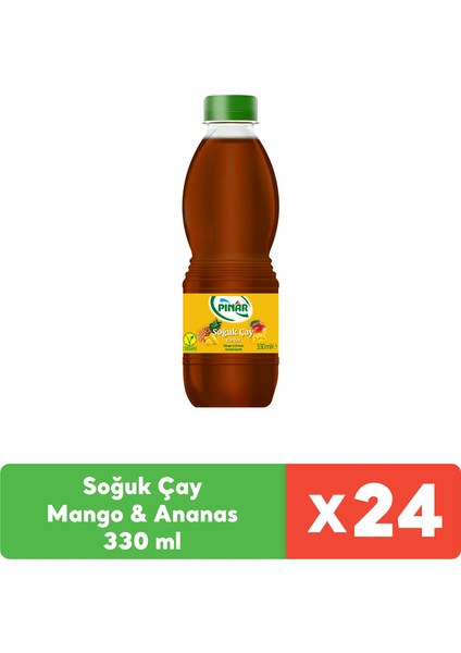 Soğuk Çay Mango & Ananas 330 ml x 24 Adet