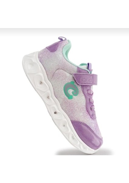 Cool Yuki-Ftl 31/36 Çocuk Işıklı Taban Cırtlı Sneaker Spor Ayakkabı