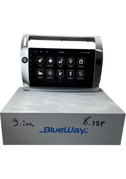 Citroen C4 2004-2010 Blueway 8-128 Tam Profesyonel Oem Multimedia fiyatları