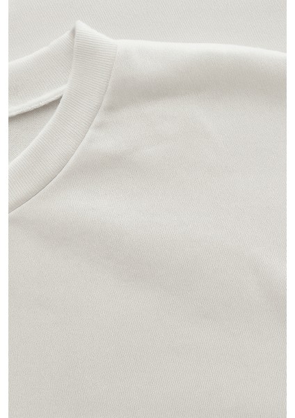 Store Yarasa Kol Crop Bluz – %100 Pamuk, Tok Kumaş