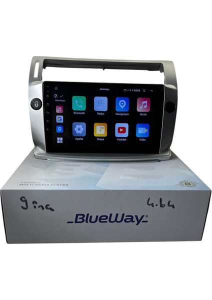 Citroen C4 2004-2010 Blueway 4-64 Profesyonel Oem Multimedia