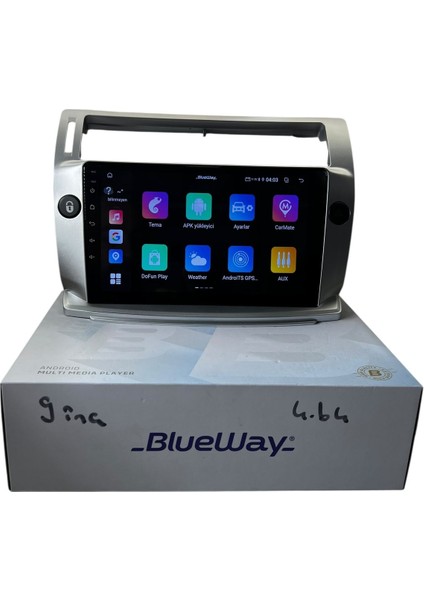 Citroen C4 2004-2010 Blueway 4-64 Profesyonel Oem Multimedia modelleri